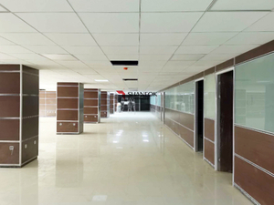 Classical Fibreboards Full Or Half Office Glass Partition Wall