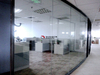 Frameless Curved Glass Partition Wall 
